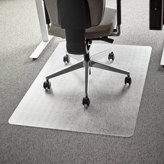 Chair mat for soft floors, 900x1200 mm