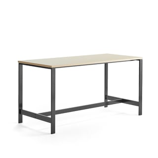 Tafel VARIOUS, 1800 x 800 x 900 mm, zwart, berken