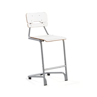 Elevstol DOCTRINA, höjd: 650 mm, vit