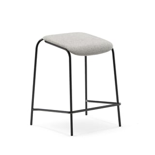 Hocker ATTEND, schwarz/beige