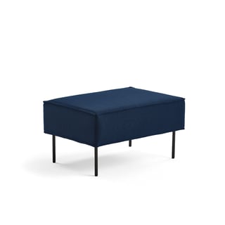 Ottoman COPENHAGEN PLUS, fabric, marine blue