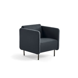 Fauteuil CLEAR, stof, antracietgrijs