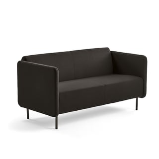 Sofa CLEAR, 2,5-seter, stoff, brun