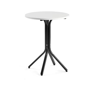 Table VARIOUS, Ø700x900 mm, black, white