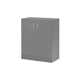 Büroschrank FLEXUS, 925 x 760 x 415 mm, grau