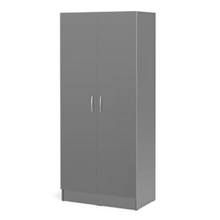 Büroschrank FLEXUS, 1725 x 760 x 415 mm, grau