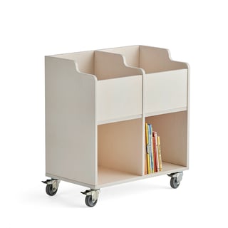 Book trolley AGNES, white