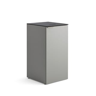 Waste sorting unit CELSIUS, grey, 1 x 120 L bin