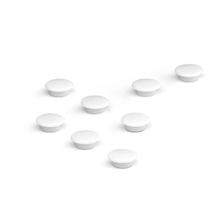 Magneti, 8 u pak, Ø 20 mm, beli