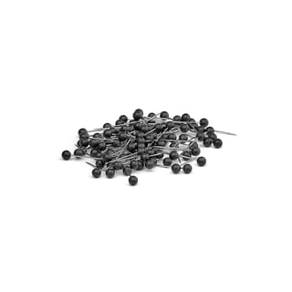 Pushpins, zwart, 100 stuks