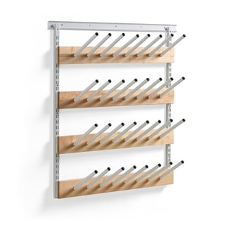 Boot hanging rack ROSA, L 1000 mm, 16 pairs