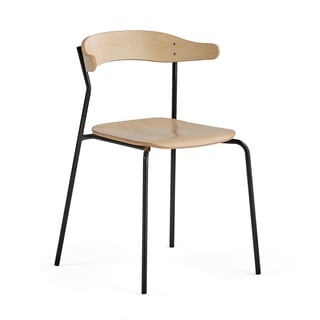 Chair VIGGO, anthracite, birch