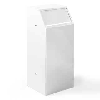 Push top waste bin MELROSE, 1000x395x400 mm, white