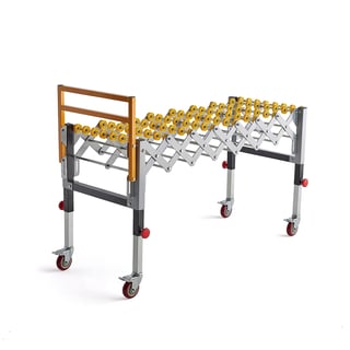 Flexible roller conveyor PATH, steel wheel rollers, L 450-1350 mm