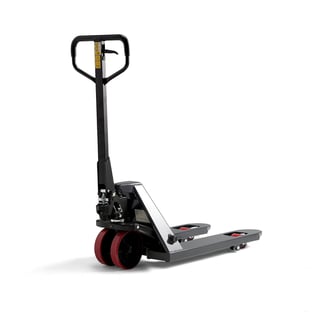 Quicklift-Palettenhubwagen BOOST, 2500 kg, L 800 mm, grau, Polyurethan/einfach