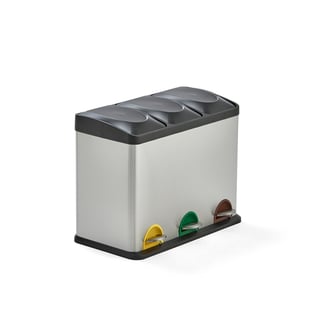 Odpadkový kôš na triedenie odpadu ADDISON, 45 L (3x15L nádoba)