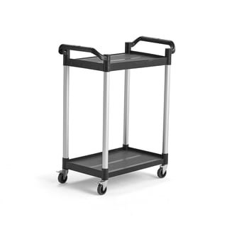 Shelf trolley MOVE, 2 shelves, 795x430x960 mm