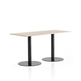 Tafel ALVA, 1800 x 800 x 900 mm, antraciet, berken