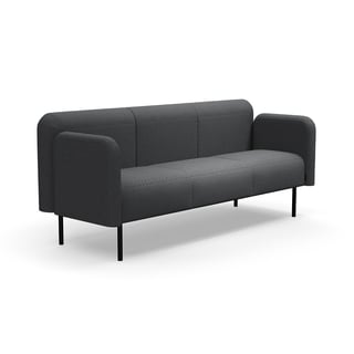 Sofa VARIETY, 3-personers, stof Blues CSII, antracit