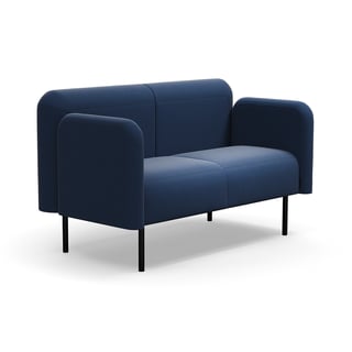 Sofa VARIETY, 2-seater, fabric Pod CS, navy blue