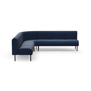 Sofa VARIETY, 90° Innenecke, Stoff Pod CS, navy