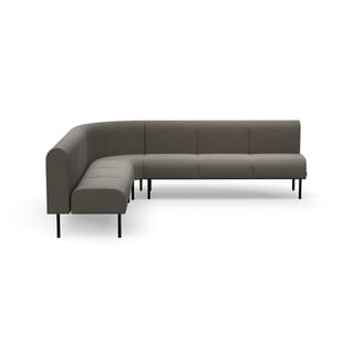 Sofa VARIETY, 90° Innenecke, Stoff Pod CS, taupe