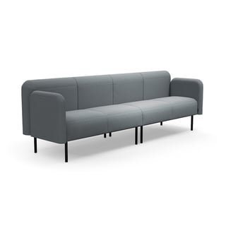 Sofa VARIETY, 4-vietė, audinys Pod CS, pilka