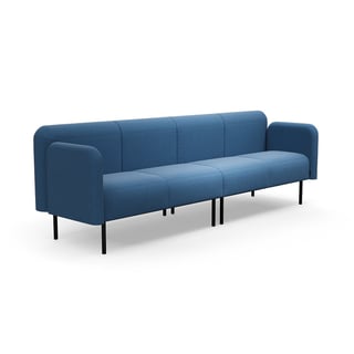 Sofa VARIETY, 4-sæders, stof Pod CS, blå