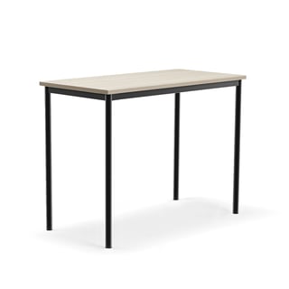 Desk BORÅS PLUS, 1200x600x900 mm, ash laminate, anthracite