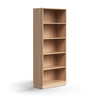 Bücherregal QBUS, 2025x800x400 mm, Eiche