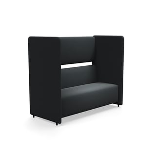 Sofa CLEAR SOUND, 3-seter, stoff Pod CS, antrasitt