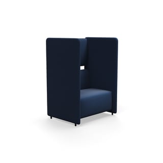 Armchair CLEAR SOUND, 1.5-seater, fabric Pod CS, navy blue