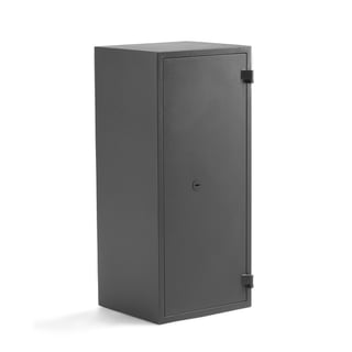 Fire and burglary safe SILVER, keylock, 950x440x440 mm