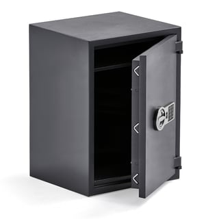 Fire and burglary safe SILVER, electronic lock, 670x440x450 mm