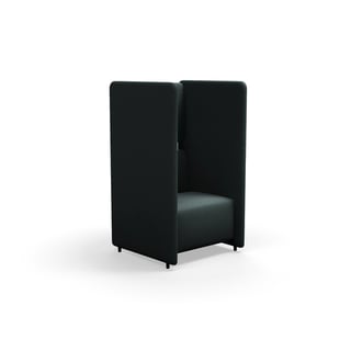 Fauteuil CLEAR SOUND, 1-zits, stof Focus Melange, groen