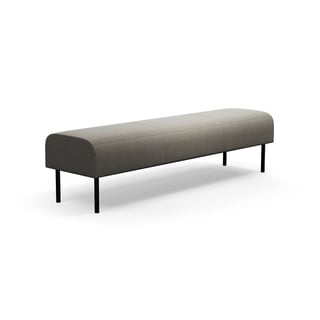 Modular bench VARIETY, 3-seater, fabric Pod CS, taupe