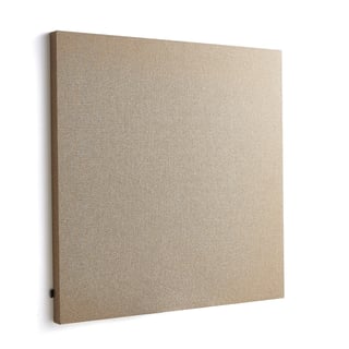 Lydabsorbent POLY, kvadrat, B1180 H1180 T56 mm, veggmontert, beige