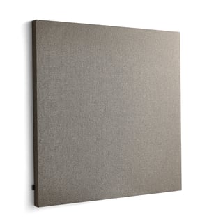 Ljudabsorbent POLY, kvadrat, 1180x1180x56 mm, väggmonterad, brun