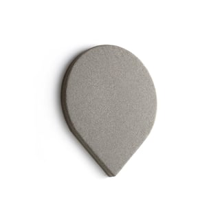 Akustický panel POLY, kapka, 600x600x56 mm, nástěnný, hnědá