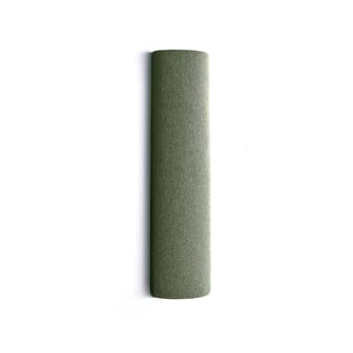Ljudabsorbent POLY, halvcylinder, Ø280x1000 mm, väggmonterad, grön