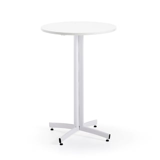 Bar table SANNA, Ø700x1050 mm, white