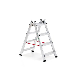 Dubbele trapladder BRINK, 4 treden, h 940 mm