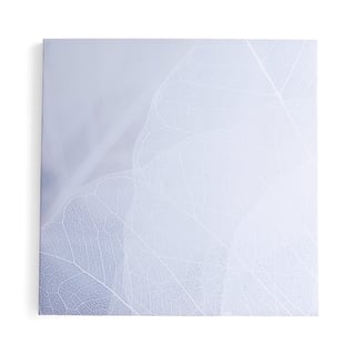 Ljudabsorbent IMAGE, vinterlöv, 1200x1200 mm, grå