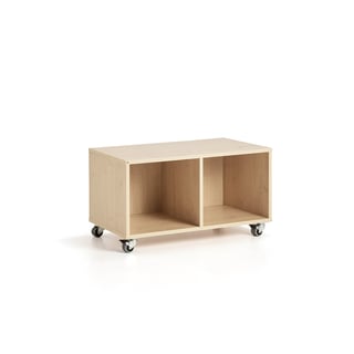 Student storage CASPER, 2 compartments, birch