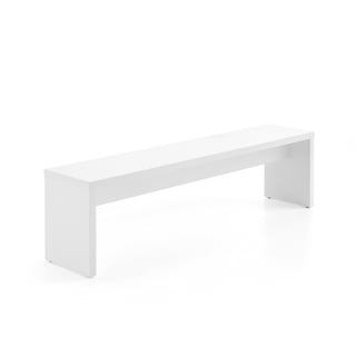 Bench CONNECT, 1700x360x450 mm, white