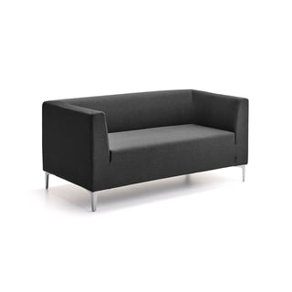 2-seater sofa CASUAL, fabric ETNA, anthracite