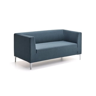 2-seater sofa CASUAL, fabric ETNA, petrol blue