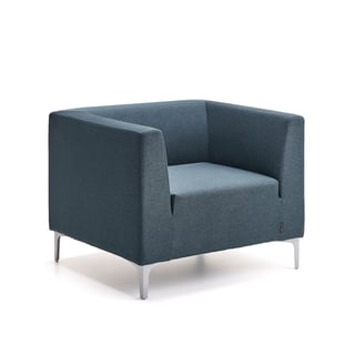 Armchair CASUAL, fabric ETNA, petrol blue