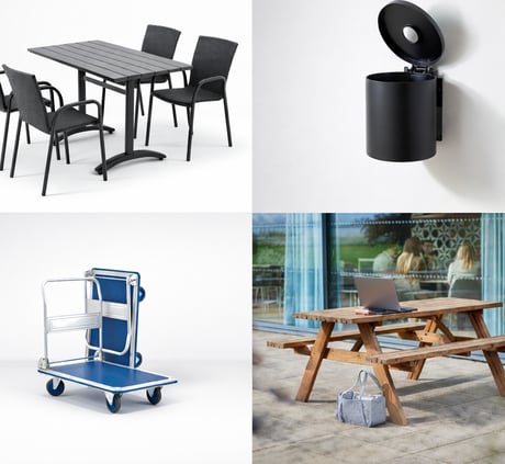 Pohištvo in oprema za zunanjost!