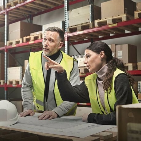 warehouse managers planning space
